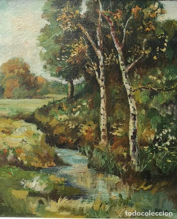 Arte: &Oacute;leo Paisaje de Ribera - Foto 2