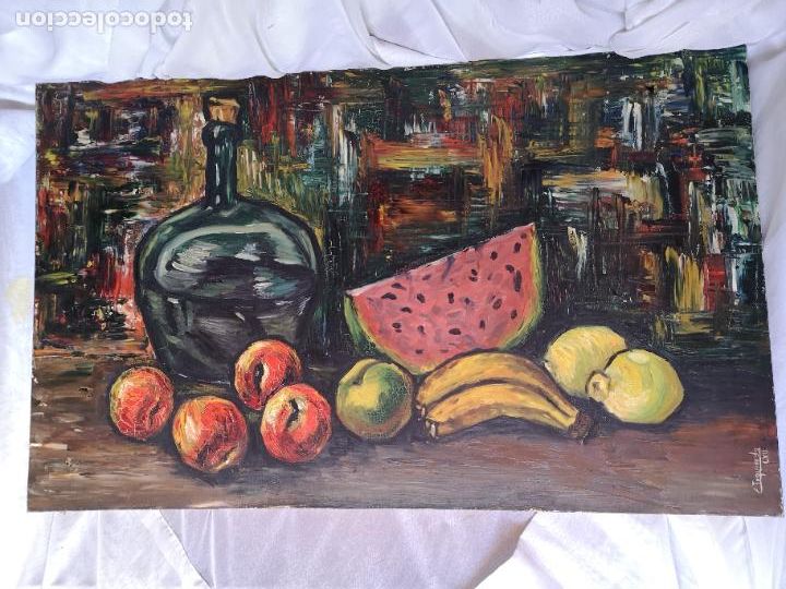 Arte: Cuadro oleo bodeg&oacute;n de frutas - Foto 6
