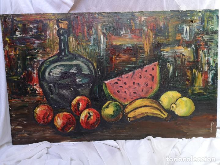 Arte: Cuadro oleo bodeg&oacute;n de frutas - Foto 12