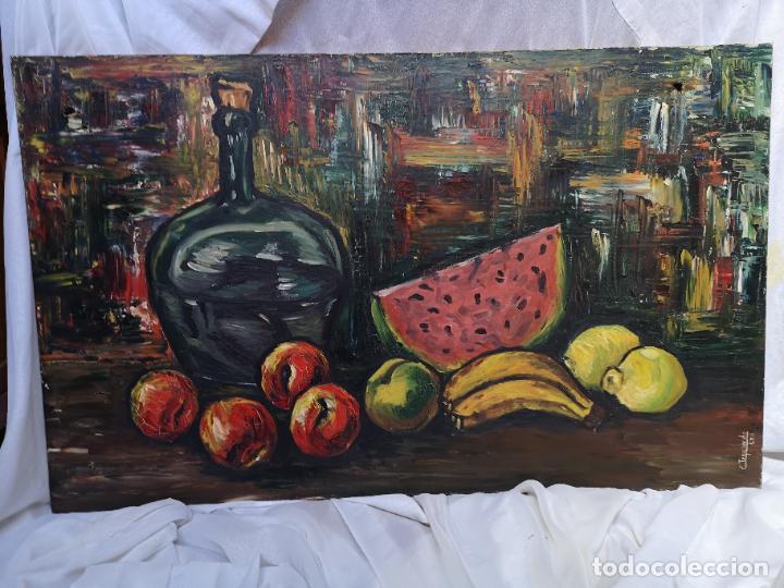 Arte: Cuadro oleo bodeg&oacute;n de frutas - Foto 14