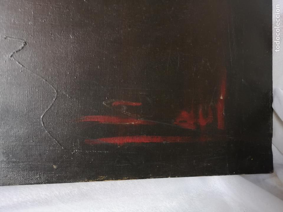 Arte: Cuadro oleo mujer con velo - Foto 3