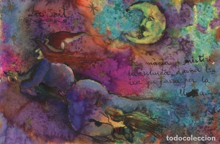 Arte: LA BRUJA DE LA SUERTE, TINTAS DE COLOR. - Foto 1