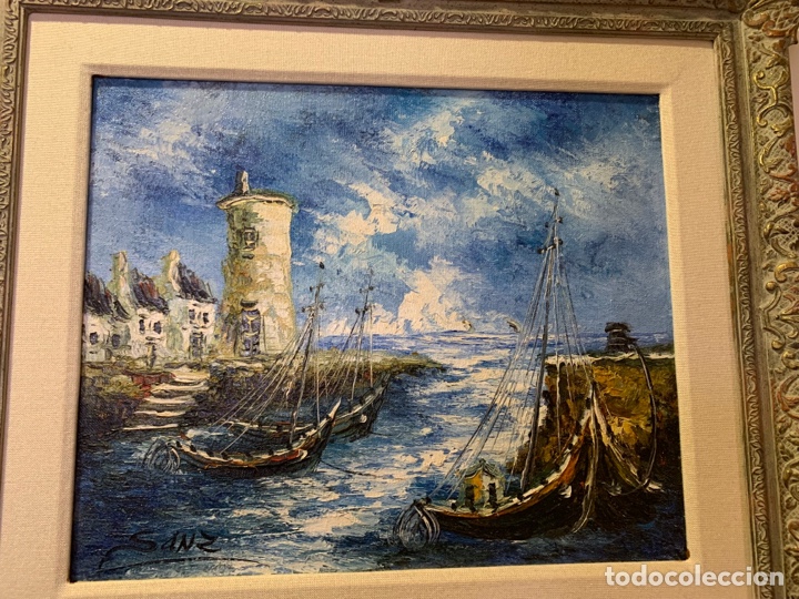 Arte: Francisco Sanz Parriago (Madrid)45x37 obra, ref.O3