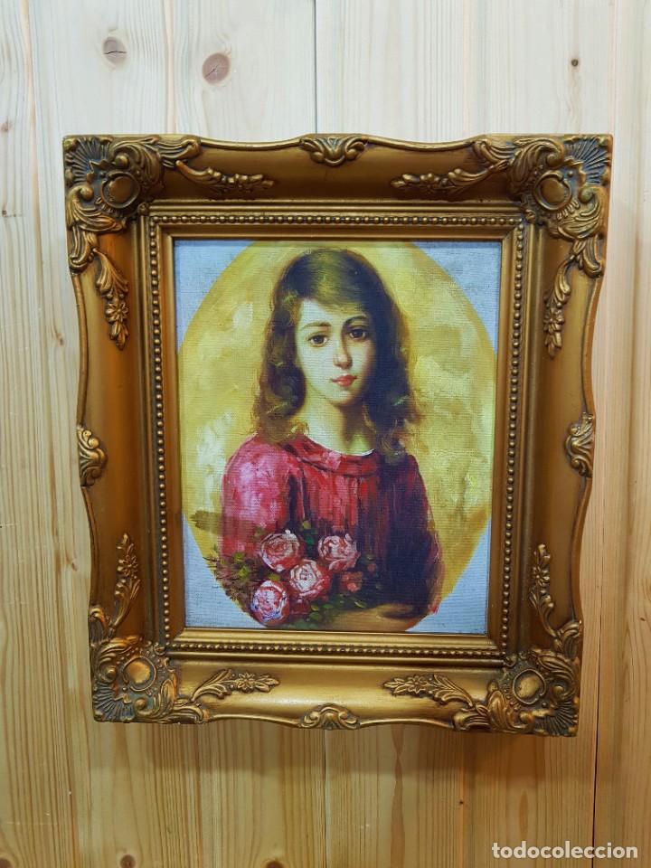 Arte: -OLEO SOBRE TABLA ENMARCADO - Foto 1
