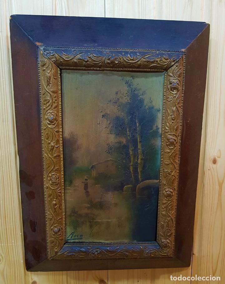 Arte: - CUADRO OLEO SOBRE TABLA - Foto 1