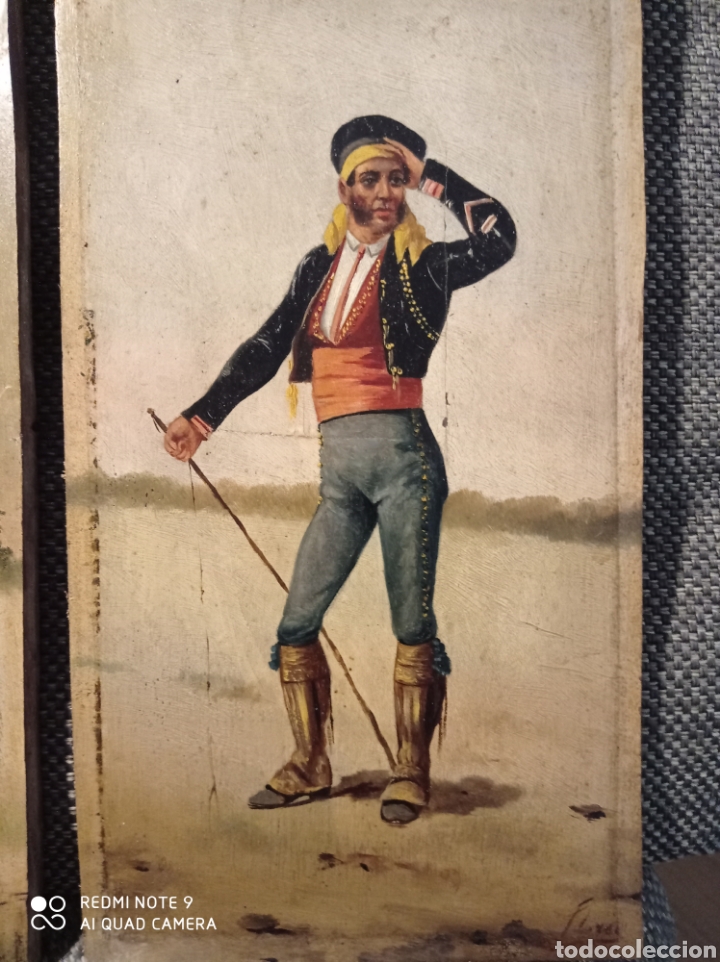 Arte: Jos&eacute; flores oleo sobre tabla - Foto 4