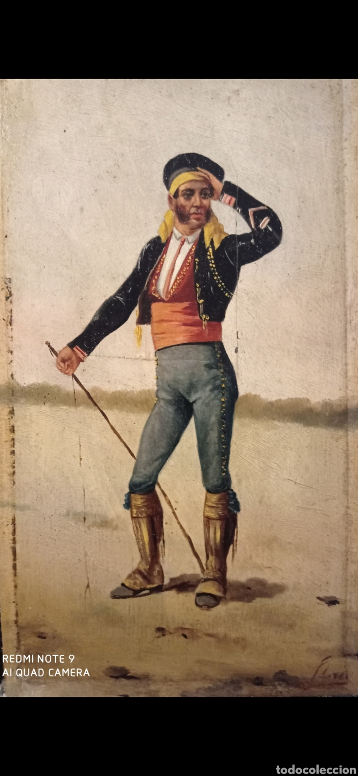Arte: Jos&eacute; flores oleo sobre tabla - Foto 7