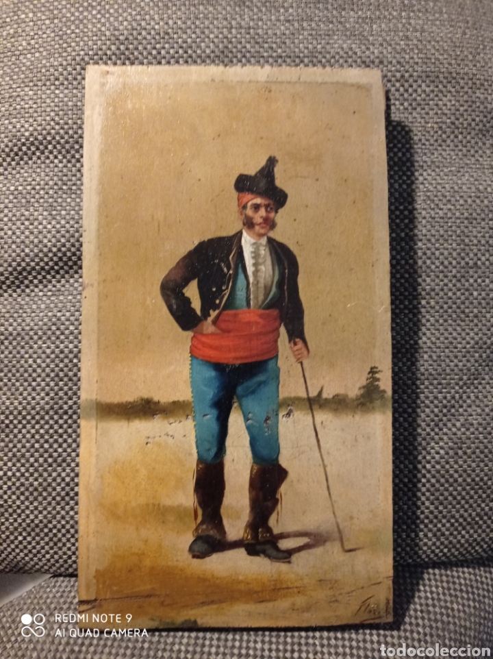 Arte: Jos&eacute; flores oleo sobre tabla - Foto 9