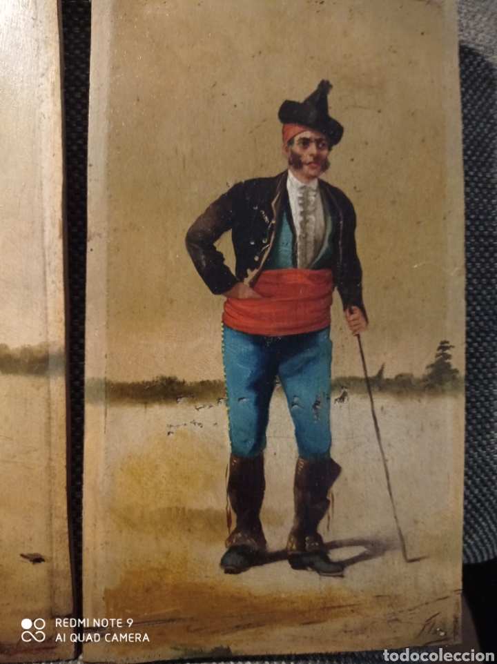 Arte: Jos&eacute; flores oleo sobre tabla - Foto 13