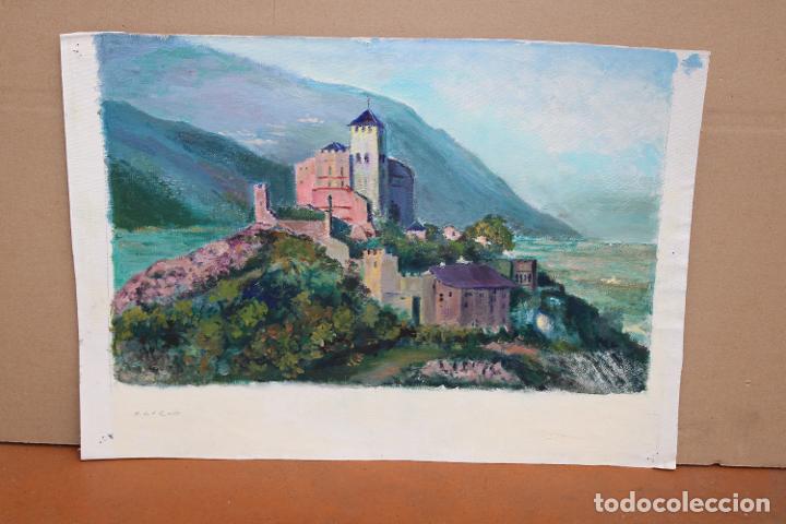 Arte: ANONIMO. OLEO SOBRE TELA. CASTILLO - Foto 1