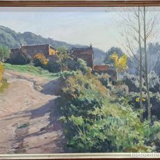 raimon roca ricart. paisaje de castellar. óleo - Compra venta en ...