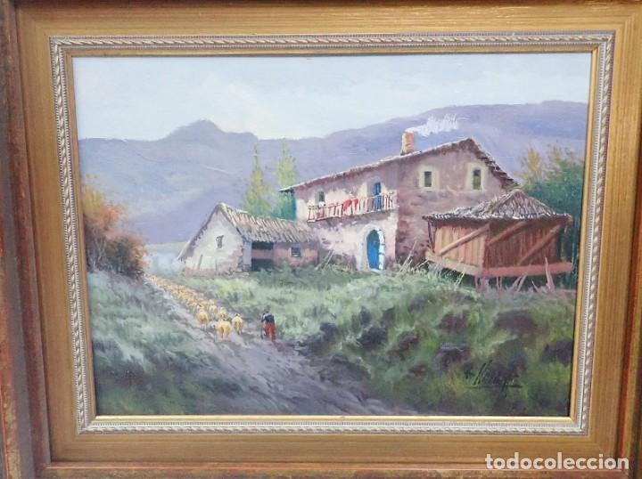 Arte: &Oacute;leo sobre tabla llorent - Foto 2