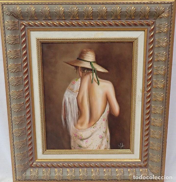 Arte: &Oacute;leo sobre lienzo JC693 - Foto 1