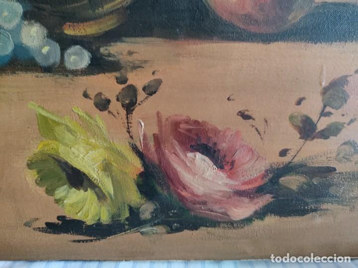 Arte: Cuadro de bodeg&oacute;n al &Oacute;leo firma de Soto - Foto 5