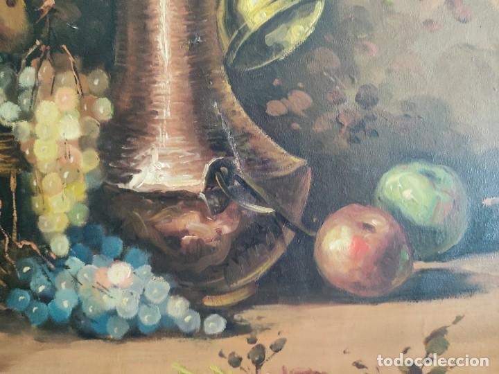 Arte: Cuadro de bodeg&oacute;n al &Oacute;leo firma de Soto - Foto 6