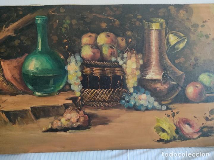 Arte: Cuadro de bodeg&oacute;n al &Oacute;leo firma de Soto - Foto 8