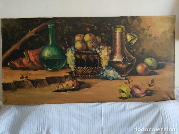 Arte: Cuadro de bodeg&oacute;n al &Oacute;leo firma de Soto - Foto 9