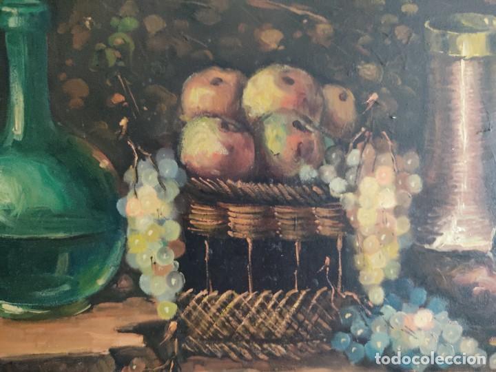 Arte: Cuadro de bodeg&oacute;n al &Oacute;leo firma de Soto - Foto 12