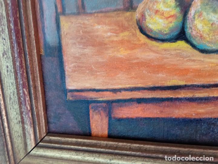 Arte: Cuadro &oacute;leo cesta de peras bodeg&oacute;n - Foto 6