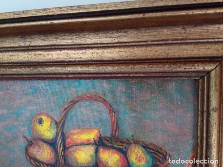 Arte: Cuadro &oacute;leo cesta de peras bodeg&oacute;n - Foto 7