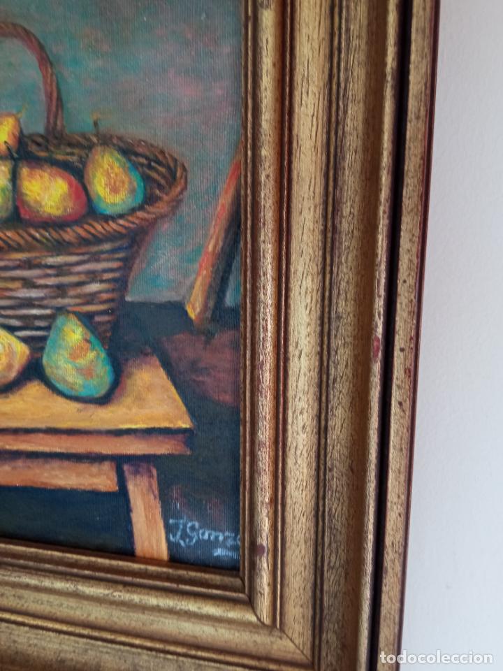 Arte: Cuadro &oacute;leo cesta de peras bodeg&oacute;n - Foto 8