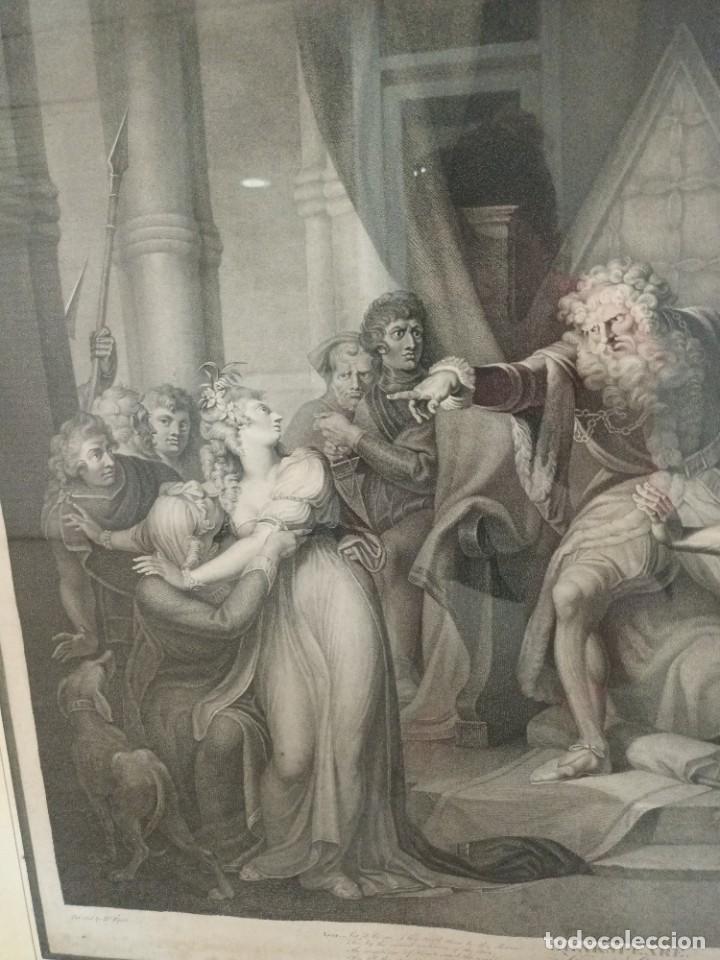 Arte: Grabado escena de Shakespeare - Foto 1