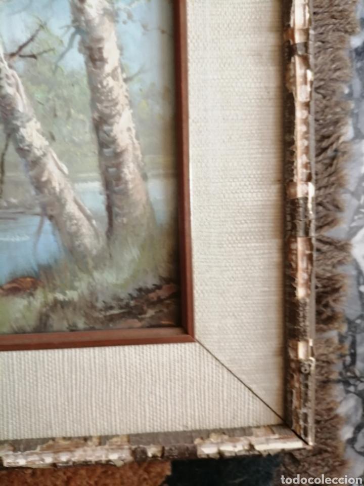 Arte: Florence Est&eacute;. &Oacute;leo sobre lienzo enmarcada de &eacute;poca. - Foto 2