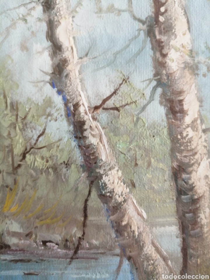 Arte: Florence Est&eacute;. &Oacute;leo sobre lienzo enmarcada de &eacute;poca. - Foto 7