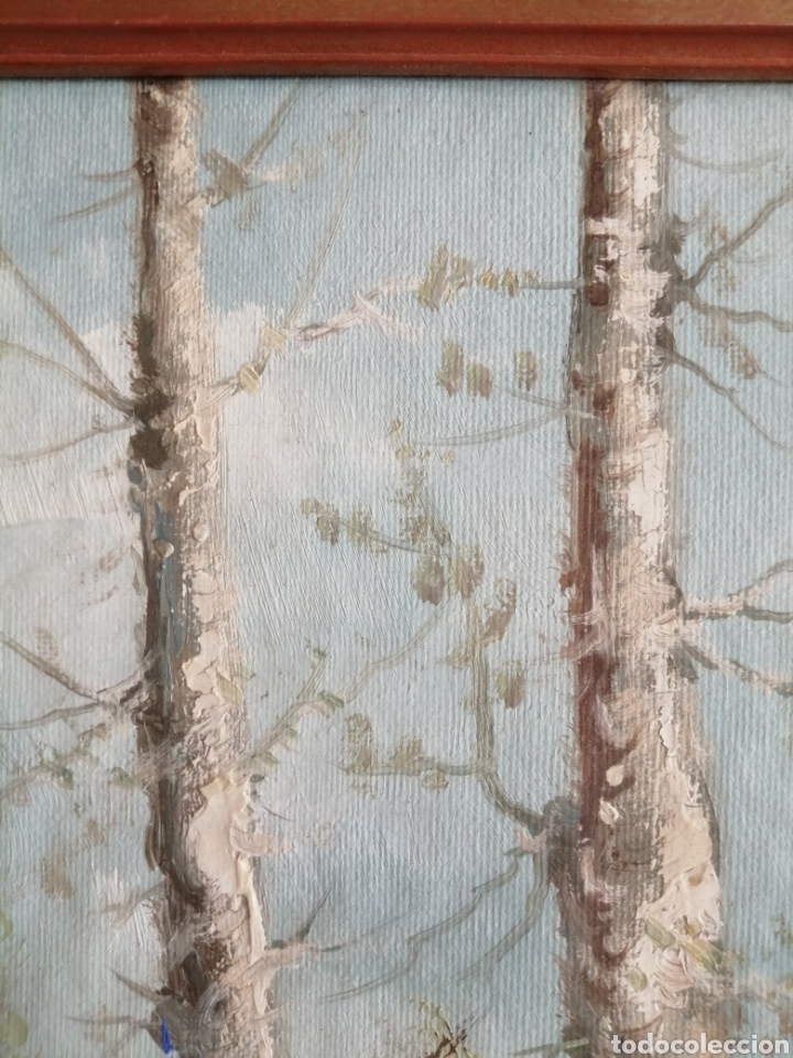 Arte: Florence Est&eacute;. &Oacute;leo sobre lienzo enmarcada de &eacute;poca. - Foto 8