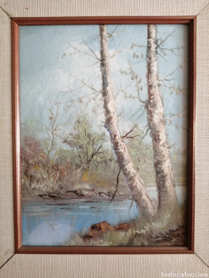 Arte: Florence Est&eacute;. &Oacute;leo sobre lienzo enmarcada de &eacute;poca. - Foto 1