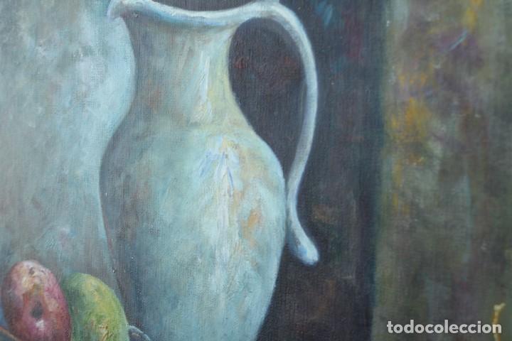 Arte: BODEG&Oacute;N CON ORIGINAL MARCO DE MADERA (70 x 60 x 2,5) - Foto 7