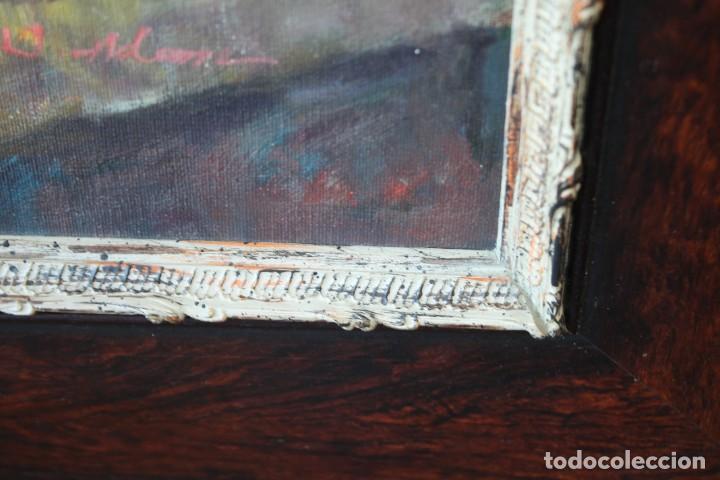 Arte: BODEG&Oacute;N CON ORIGINAL MARCO DE MADERA (70 x 60 x 2,5) - Foto 8