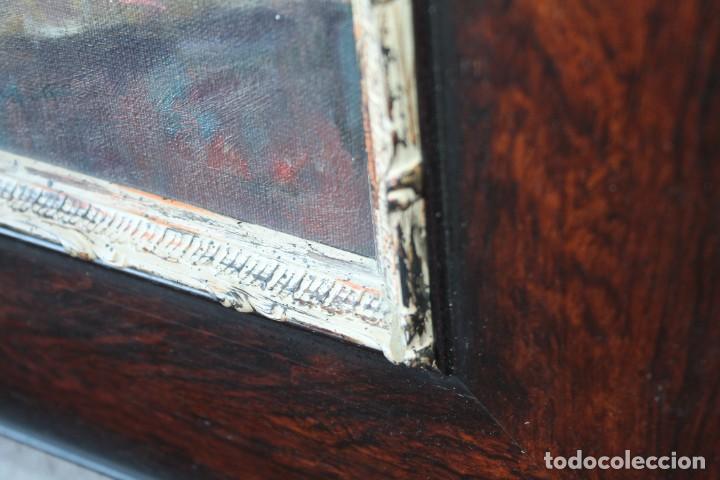 Arte: BODEG&Oacute;N CON ORIGINAL MARCO DE MADERA (70 x 60 x 2,5) - Foto 9