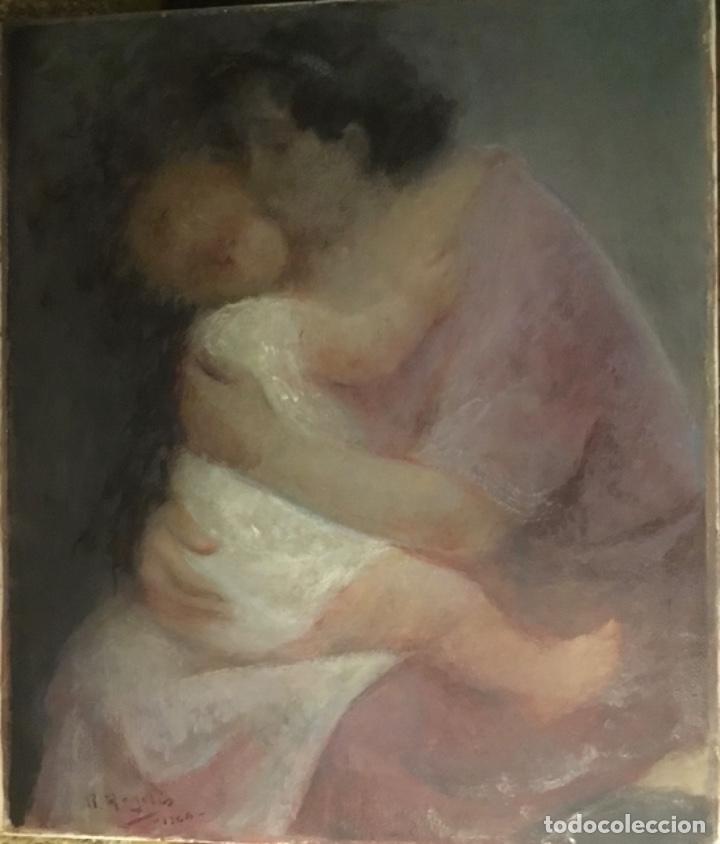Arte: &Oacute;leo/lienzo. Rafael Argel&eacute;s. &ldquo;Maternidad&rdquo; - Foto 1