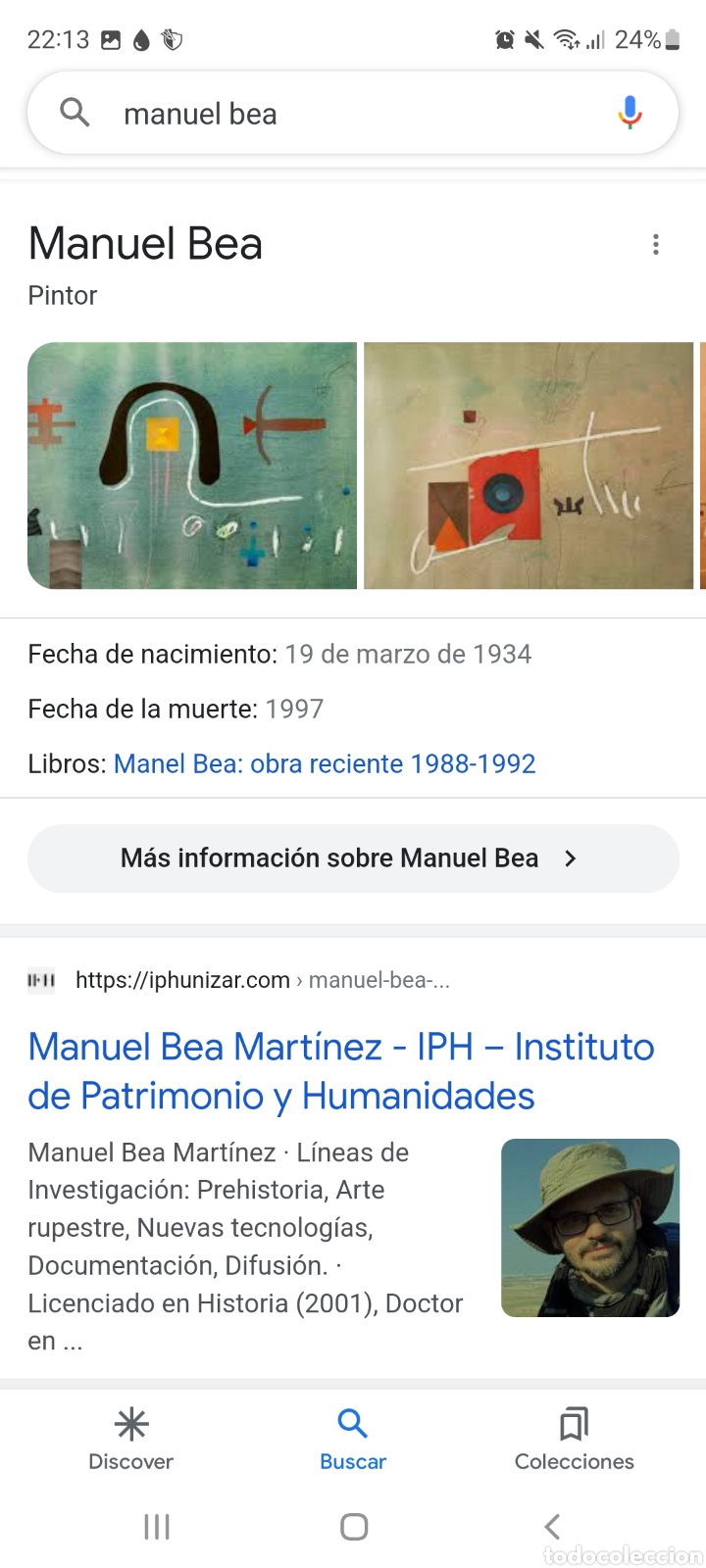 Arte: Oleo Original de Manuel Bea (1934-1997) - Foto 13
