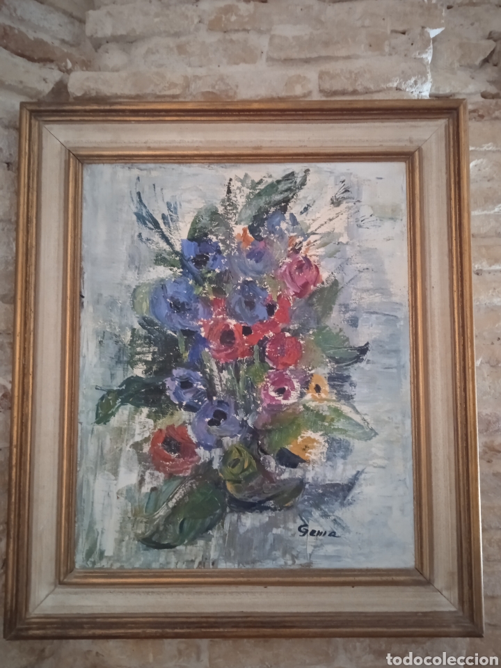 Arte: Cuadro al &oacute;leo bodeg&oacute;n - Foto 1