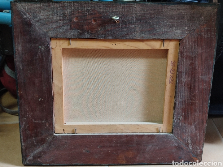 Arte: Oleo sobre lienzo de bodeg&oacute;n firmado - Foto 4