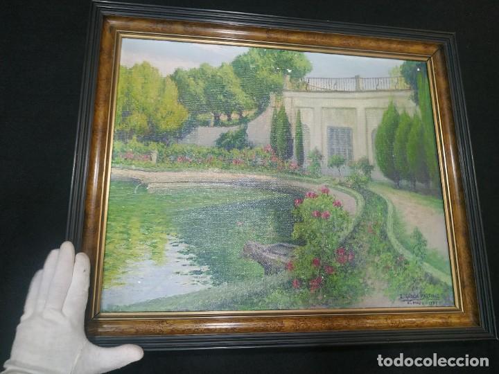 Arte: OLEO SOBRE LIENZO PALACIO DEL PRADO (1933) &ndash; E. GARC&Iacute;A MART&Iacute;NEZ