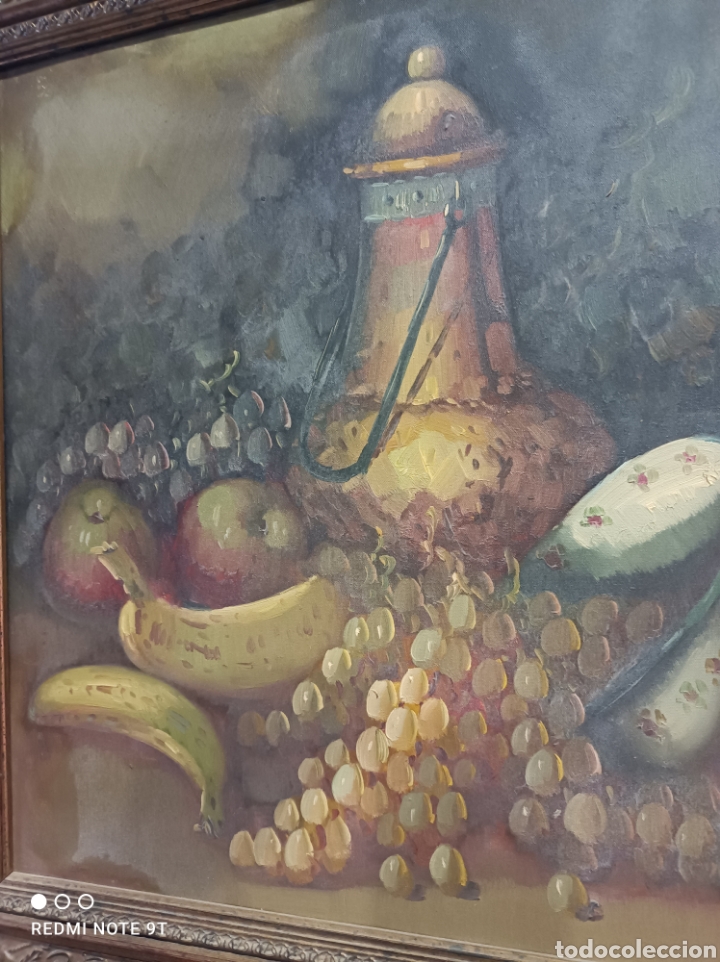 Arte: Bodeg&oacute;n frutas y jarras.S.XIX. - Foto 2
