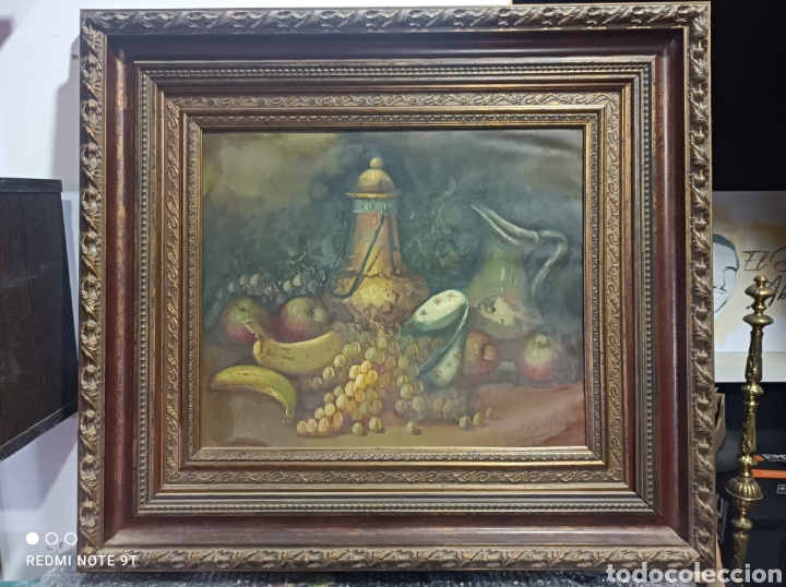 Arte: Bodeg&oacute;n frutas y jarras.S.XIX. - Foto 1