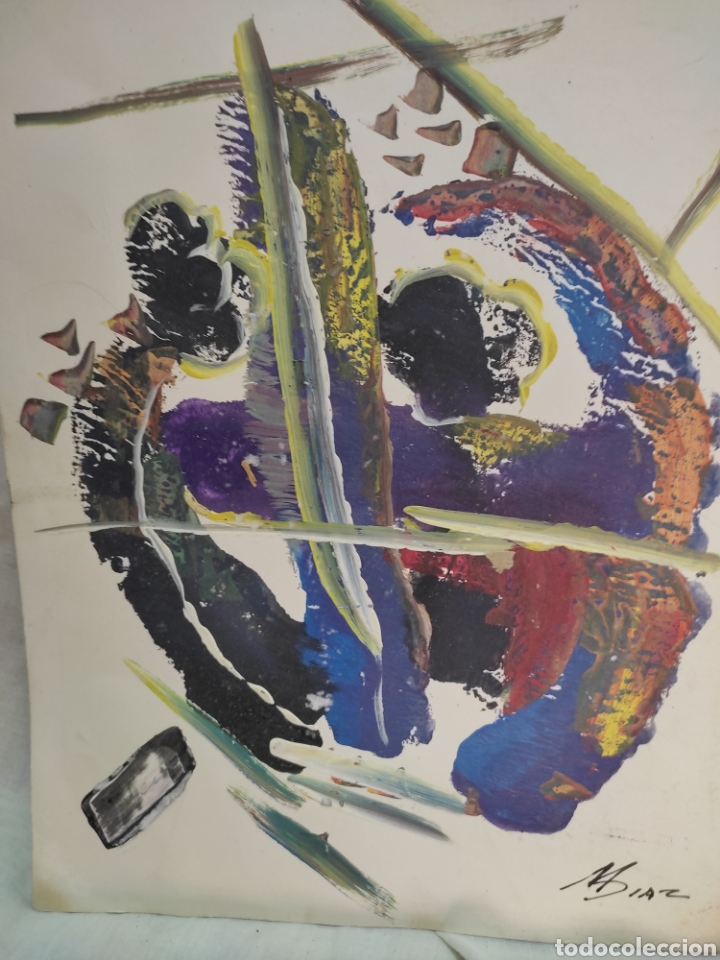 Arte: Cuadro abstracto M D&iacute;az - Foto 8