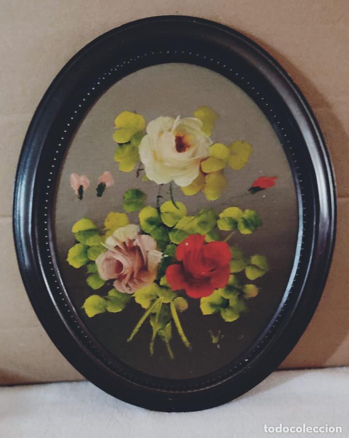 Arte: cuadro al oleo sobre Chapon - Foto 1