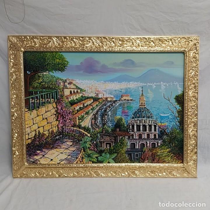 quadro olio su tela veduta del golfo di napoli - Acquista Pittura a olio  contemporanea su todocoleccion