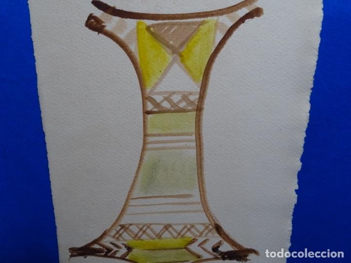 Arte: &Oacute;LEO AFRICANO ILEGIBLE. - Foto 2