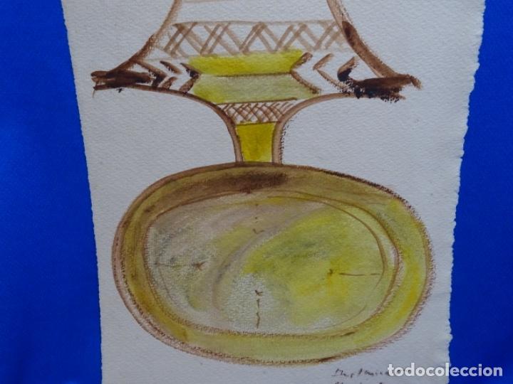 Arte: &Oacute;LEO AFRICANO ILEGIBLE. - Foto 3