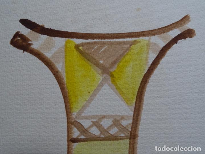 Arte: &Oacute;LEO AFRICANO ILEGIBLE. - Foto 4