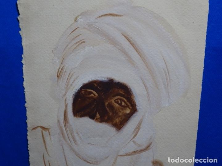 Arte: &Oacute;LEO AFRICANO AN&Oacute;NIMO, TUAREG. - Foto 2