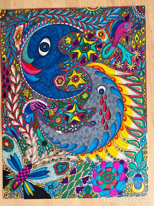 Arte: Toni Kraus , original painting , Villach &Ouml;sterreich , pintura original de 1998 , Sevilla