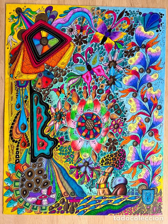 Arte: Toni Kraus , original painting , Villach &Ouml;sterreich , pintura original de 1997 , Sevilla