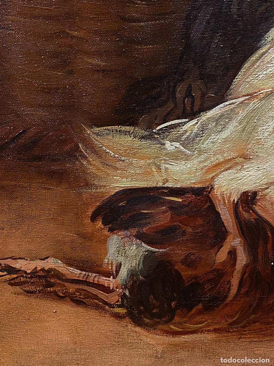 Arte: BODEGON DE AVES, GALLO Y GALLINAS - Foto 3